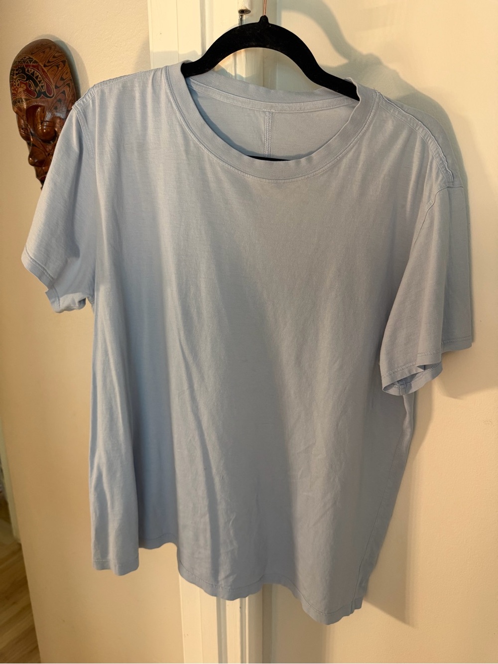 lululemon athletica Light Blue Short Sleeve Tee